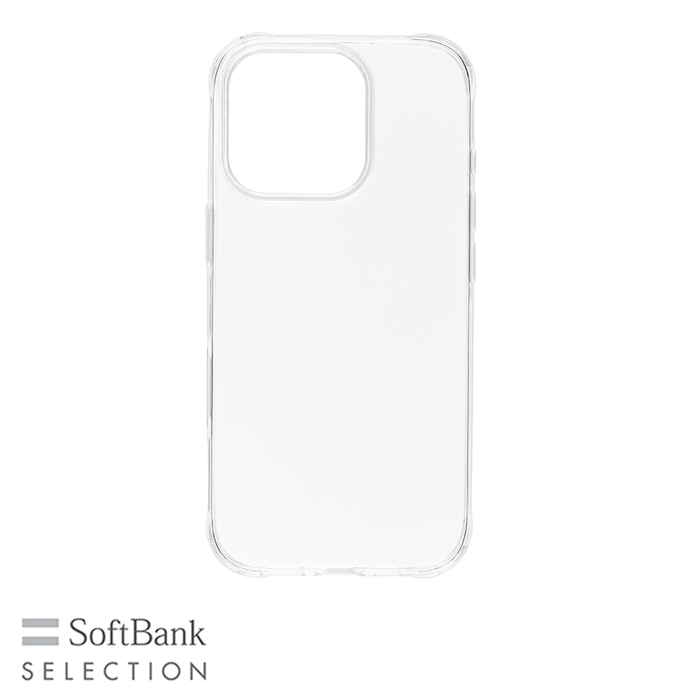SoftBank SELECTION 耐衝撃 抗菌 クリアソフトケース for iPhone 16 Pro Max SB-I021-SCAS/CL